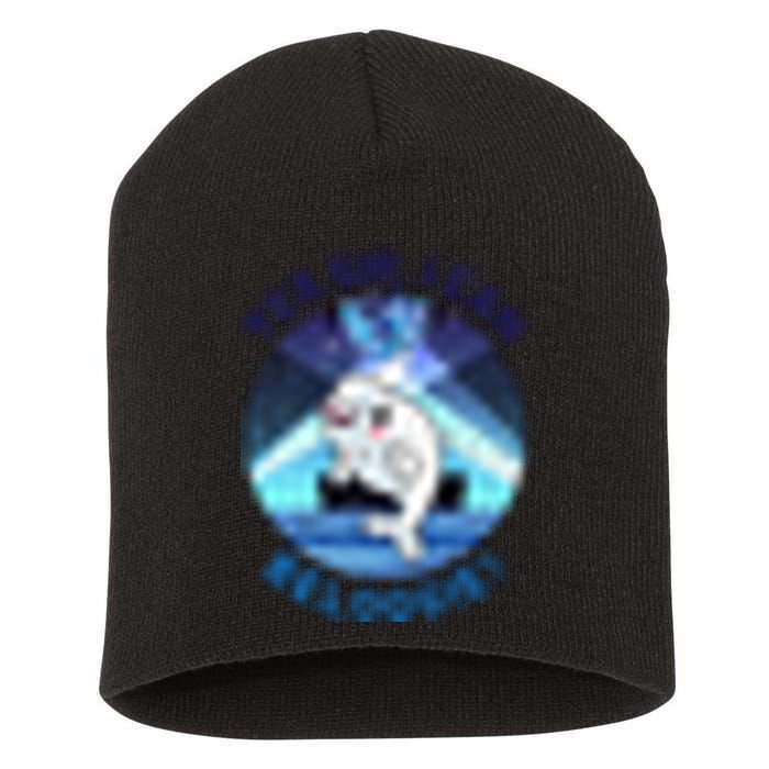 Funny Beluga Whale Pun Joke Gifts For Beluga Whale Lovers Short Acrylic Beanie