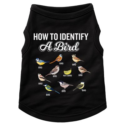 Funny Bird Watcher How To Identify A Bird Unique Birder Doggie Tank