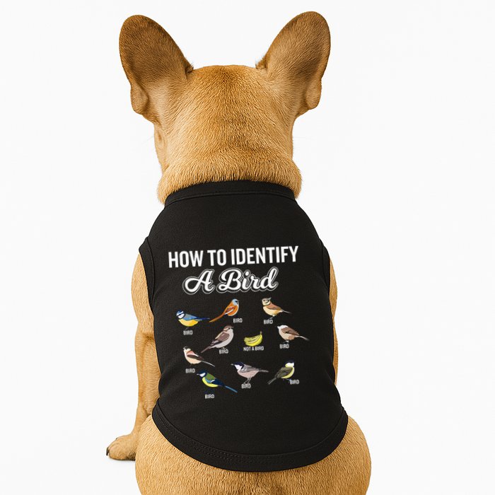 Funny Bird Watcher How To Identify A Bird Unique Birder Doggie Tank
