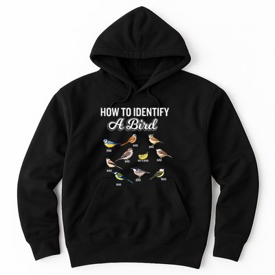 Funny Bird Watcher How To Identify A Bird Unique Birder Hoodie