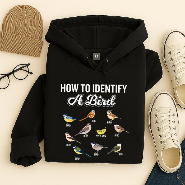 Funny Bird Watcher How To Identify A Bird Unique Birder Hoodie