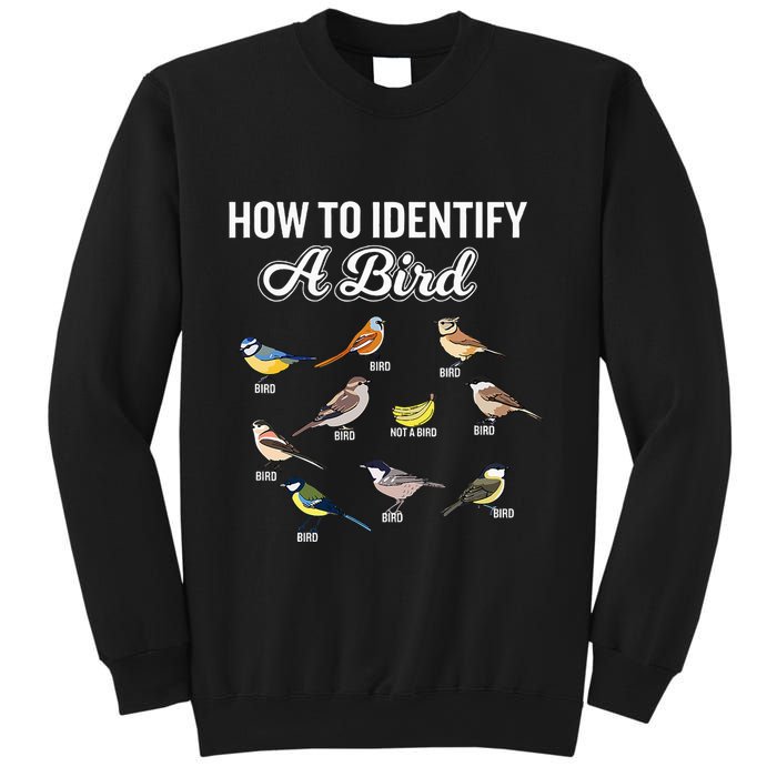 Funny Bird Watcher How To Identify A Bird Unique Birder Sweatshirt