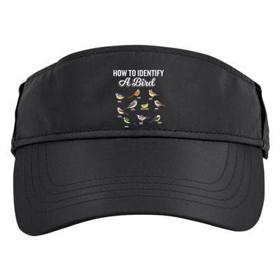 Funny Bird Watcher How To Identify A Bird Unique Birder Adult Drive Performance Visor