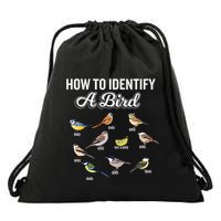 Funny Bird Watcher How To Identify A Bird Unique Birder Drawstring Bag