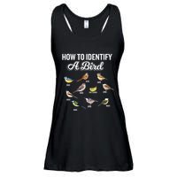 Funny Bird Watcher How To Identify A Bird Unique Birder Ladies Essential Flowy Tank