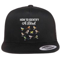 Funny Bird Watcher How To Identify A Bird Unique Birder Flatbill Hat