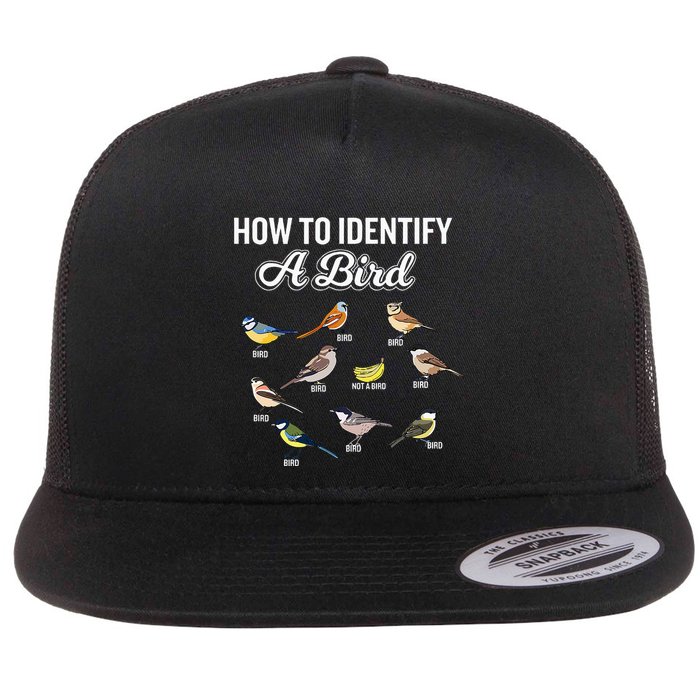 Funny Bird Watcher How To Identify A Bird Unique Birder Flatbill Hat