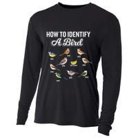 Funny Bird Watcher How To Identify A Bird Unique Birder Cooling Performance Long Sleeve Crew