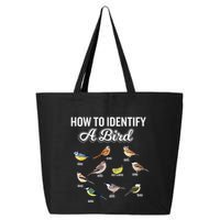 Funny Bird Watcher How To Identify A Bird Unique Birder 25L Jumbo Tote