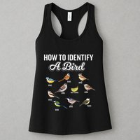 Funny Bird Watcher How To Identify A Bird Unique Birder Womens Tank Top