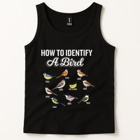 Funny Bird Watcher How To Identify A Bird Unique Birder Tank Top