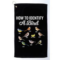 Funny Bird Watcher How To Identify A Bird Unique Birder Golf Towel