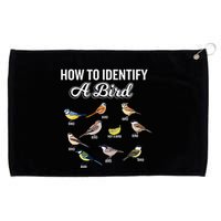 Funny Bird Watcher How To Identify A Bird Unique Birder Grommeted Golf Towel