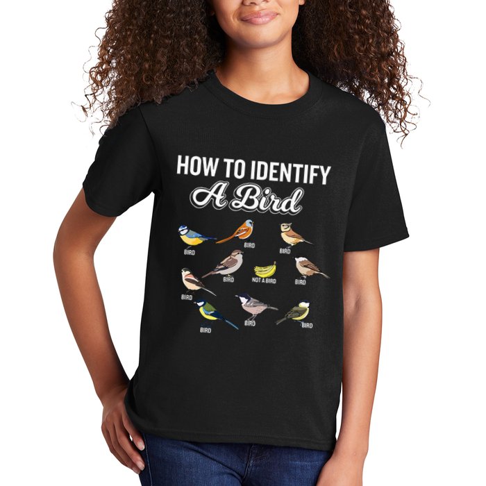 Funny Bird Watcher How To Identify A Bird Unique Birder Kids T-Shirt
