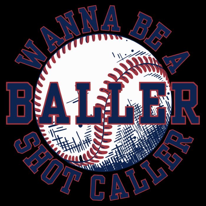 Funny Baller Wanna Be A Shot Caller Baseball Player Impact Tech Backpack