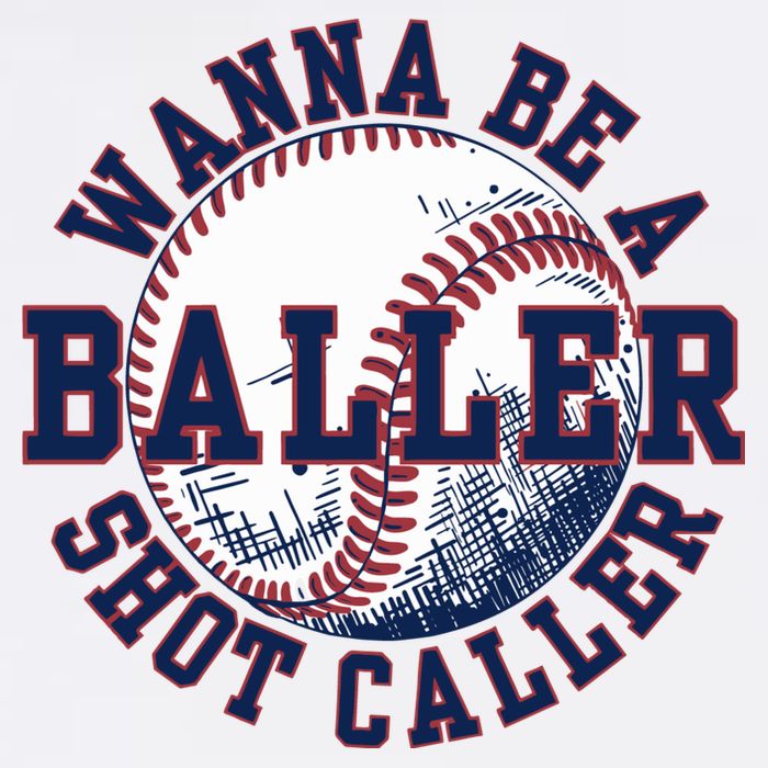 Funny Baller Wanna Be A Shot Caller Baseball Player Hoodie