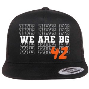 Free BG. We are BG. Flat Bill Trucker Hat