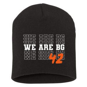 Free BG. We are BG. Short Acrylic Beanie