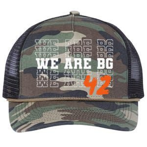 Free BG. We are BG. Retro Rope Trucker Hat Cap