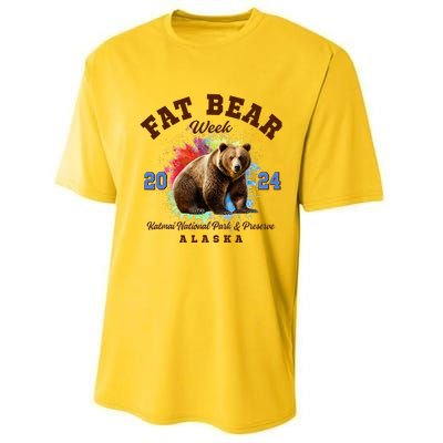 Fat Bear Week 2024 Katmai National Park And Preserve Alaska Performance Sprint T-Shirt