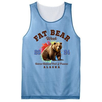 Fat Bear Week 2024 Katmai National Park And Preserve Alaska Mesh Reversible Basketball Jersey Tank