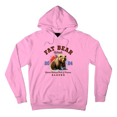 Fat Bear Week 2024 Katmai National Park And Preserve Alaska Hoodie