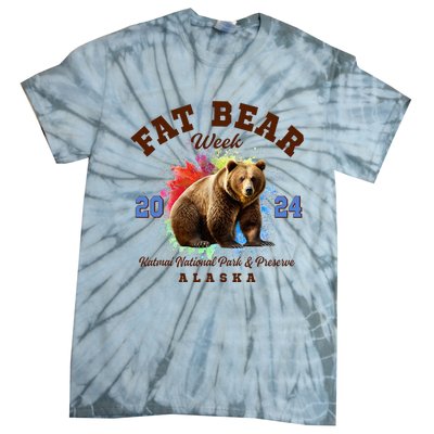 Fat Bear Week 2024 Katmai National Park And Preserve Alaska Tie-Dye T-Shirt