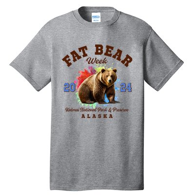 Fat Bear Week 2024 Katmai National Park And Preserve Alaska Tall T-Shirt