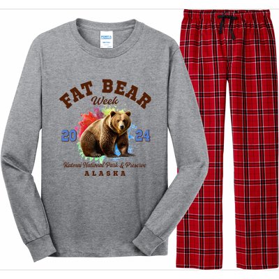 Fat Bear Week 2024 Katmai National Park And Preserve Alaska Long Sleeve Pajama Set