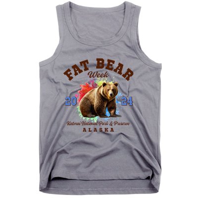 Fat Bear Week 2024 Katmai National Park And Preserve Alaska Tank Top