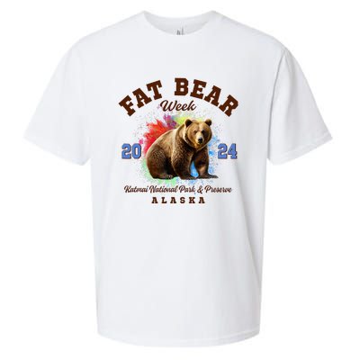 Fat Bear Week 2024 Katmai National Park And Preserve Alaska Sueded Cloud Jersey T-Shirt