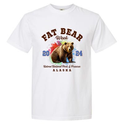 Fat Bear Week 2024 Katmai National Park And Preserve Alaska Garment-Dyed Heavyweight T-Shirt