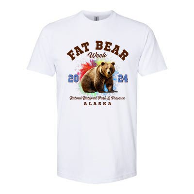 Fat Bear Week 2024 Katmai National Park And Preserve Alaska Softstyle CVC T-Shirt