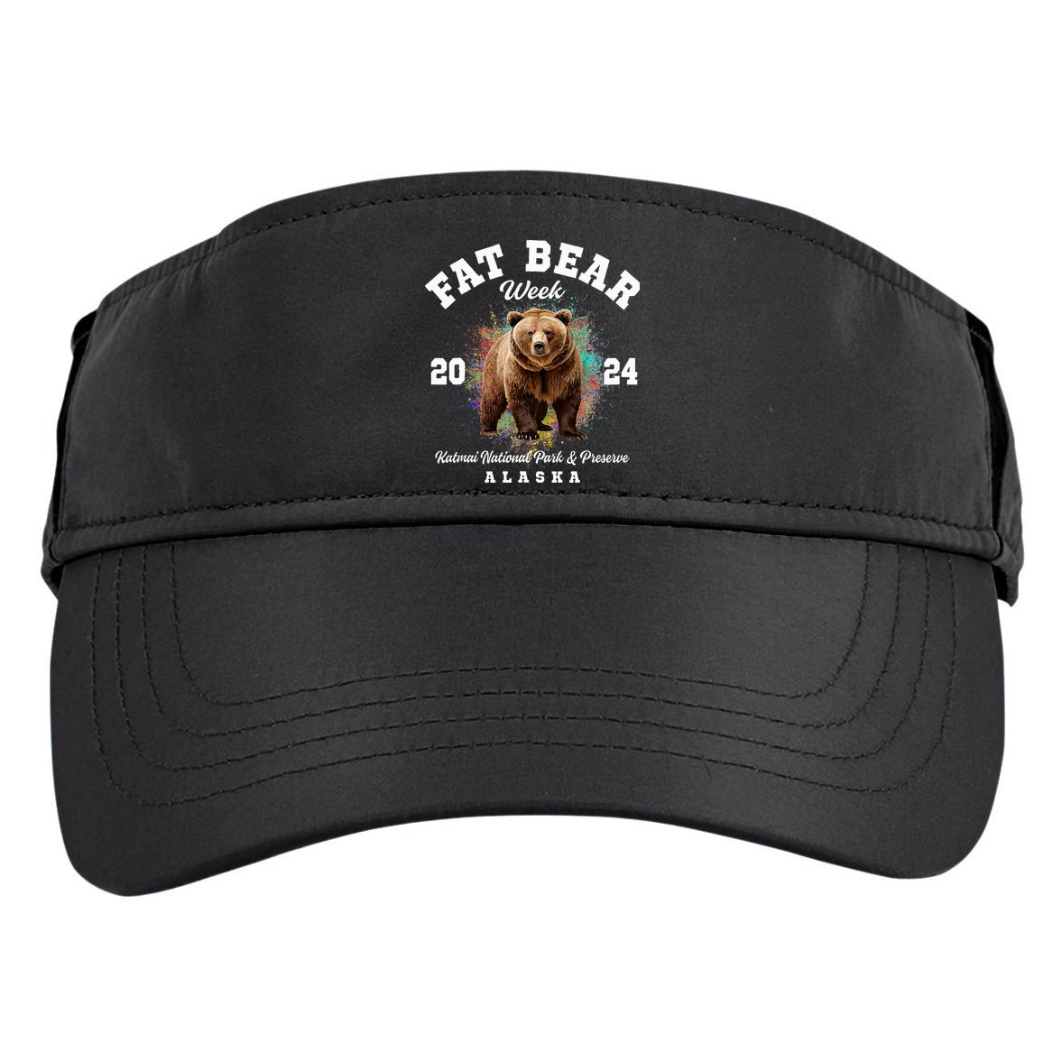 Fat Bear Week 2024 Katmai National Park And Preserve Alaska Adult Drive Performance Visor