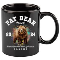Fat Bear Week 2024 Katmai National Park And Preserve Alaska 11oz C Handle Ceramic Mug