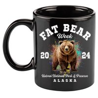 Fat Bear Week 2024 Katmai National Park And Preserve Alaska 11oz C Handle Ceramic Mug
