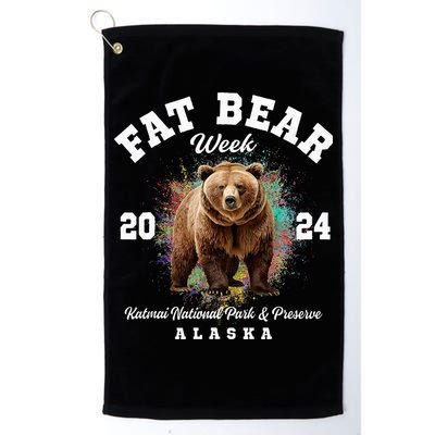 Fat Bear Week 2024 Katmai National Park And Preserve Alaska Golf Towel
