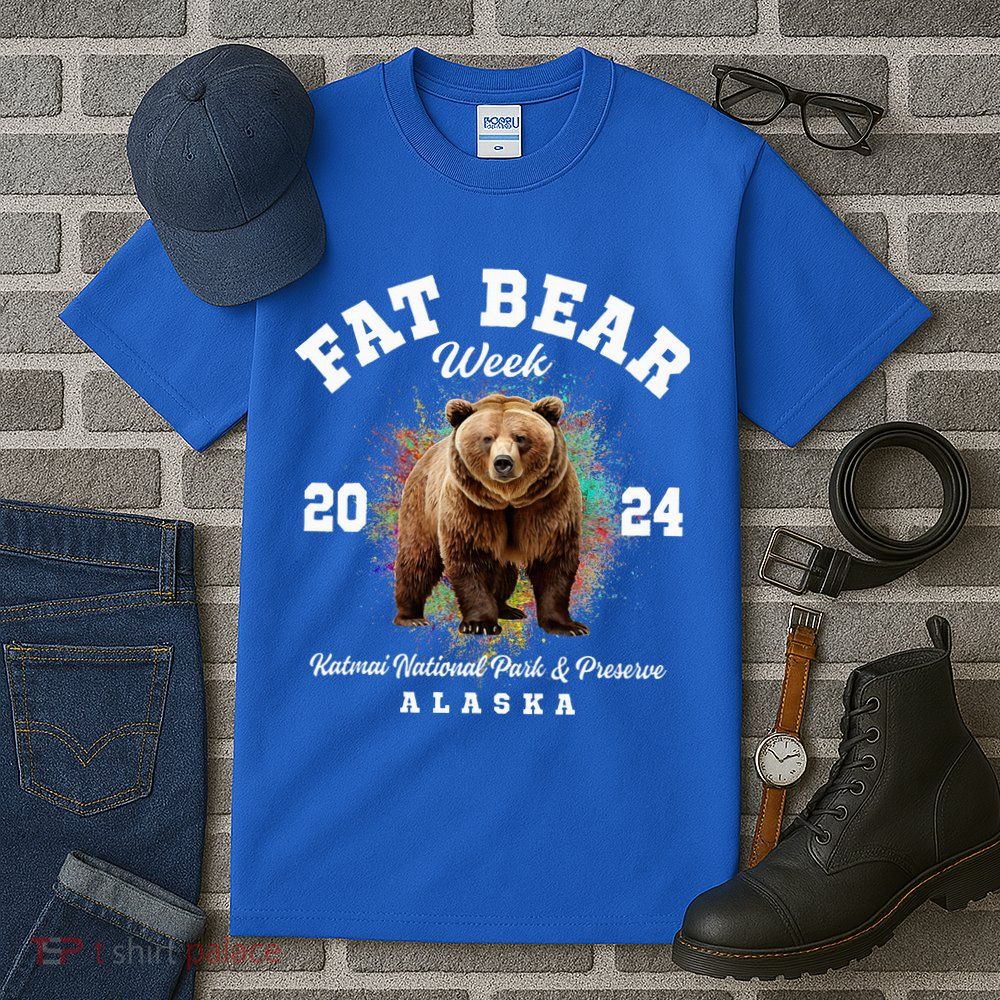 Fat Bear Week 2024 Katmai National Park And Preserve Alaska Tall T-Shirt