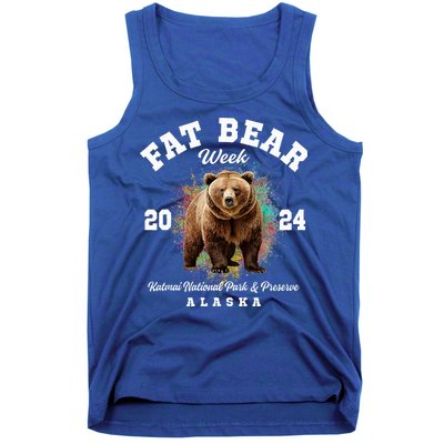 Fat Bear Week 2024 Katmai National Park And Preserve Alaska Tank Top