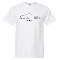 Funny Beaver Wildlife Pun Dam It Garment-Dyed Heavyweight T-Shirt