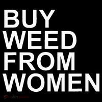 Funny Buy Weed From Women Apparel Women's V-Neck T-Shirt