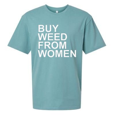 Funny Buy Weed From Women Apparel Sueded Cloud Jersey T-Shirt