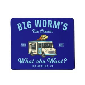 Funny Big Worm's Ice Cream Truck Gift What Chu Want Gift Mousepad