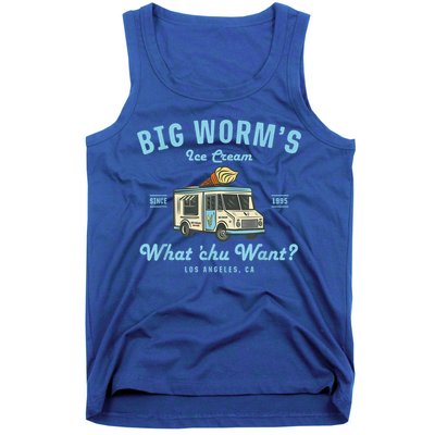 Funny Big Worm's Ice Cream Truck Gift What Chu Want Gift Tank Top
