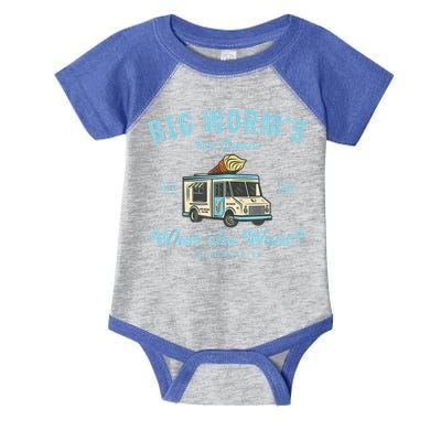 Funny Big Worm's Ice Cream Truck Gift What Chu Want Gift Infant Baby Jersey Bodysuit