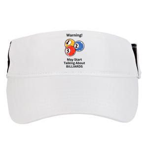 Funny Billiards Warning May Start Talking About Billiards Adult Drive Performance Visor