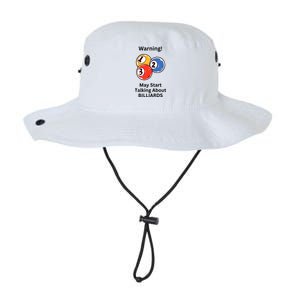 Funny Billiards Warning May Start Talking About Billiards Legacy Cool Fit Booney Bucket Hat