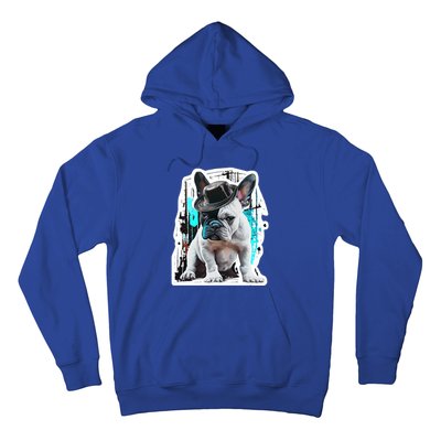 French Bulldog With Hat Urban Street Art Meaningful Gift Hoodie