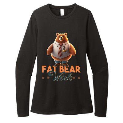 Fat Bear Week Vintage Womens CVC Long Sleeve Shirt