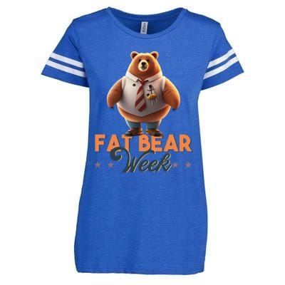 Fat Bear Week Vintage Enza Ladies Jersey Football T-Shirt